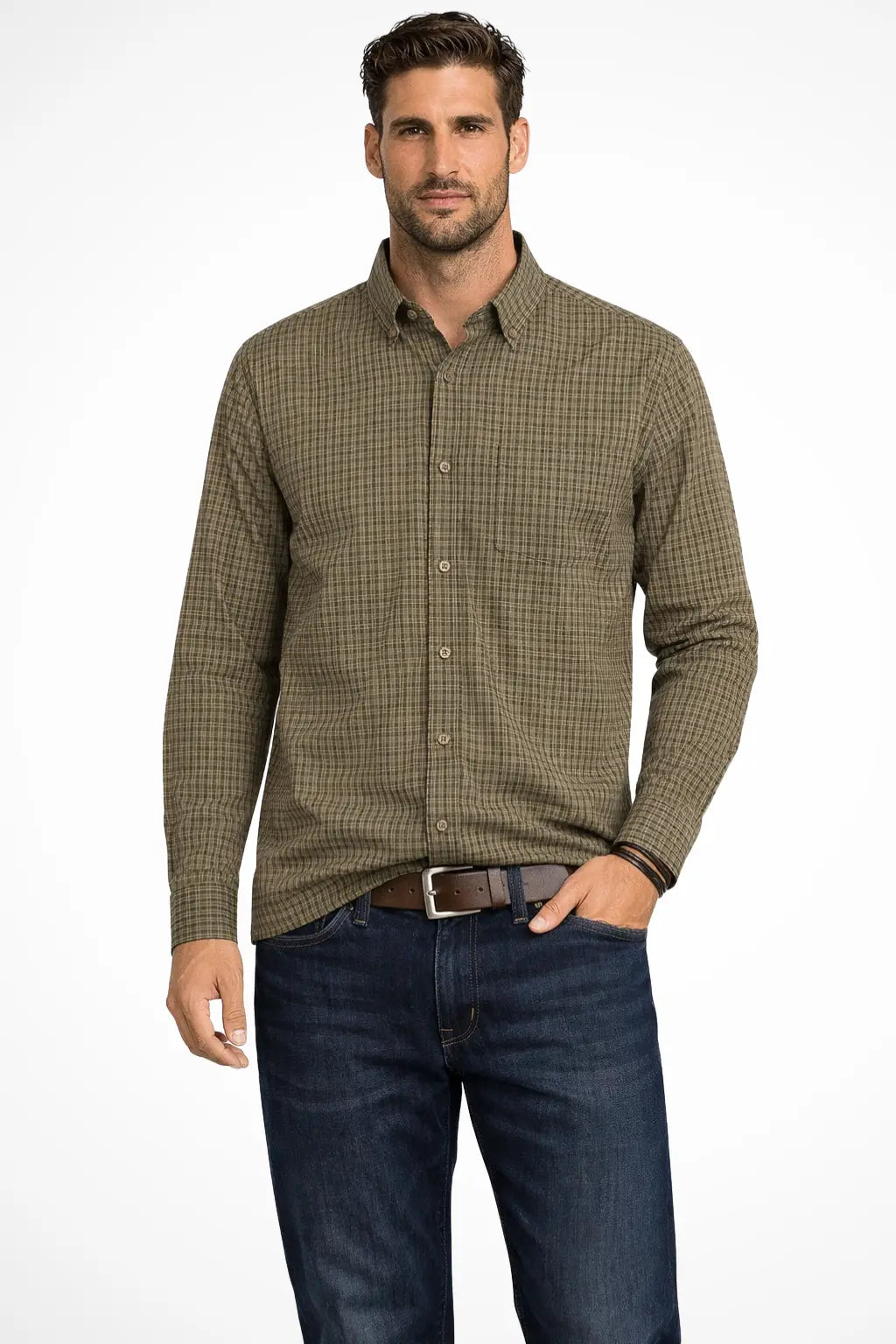 Rupert | Men Striped Long Sleeve Button Down Formal Shirt TARHUS  Shirts & Tops