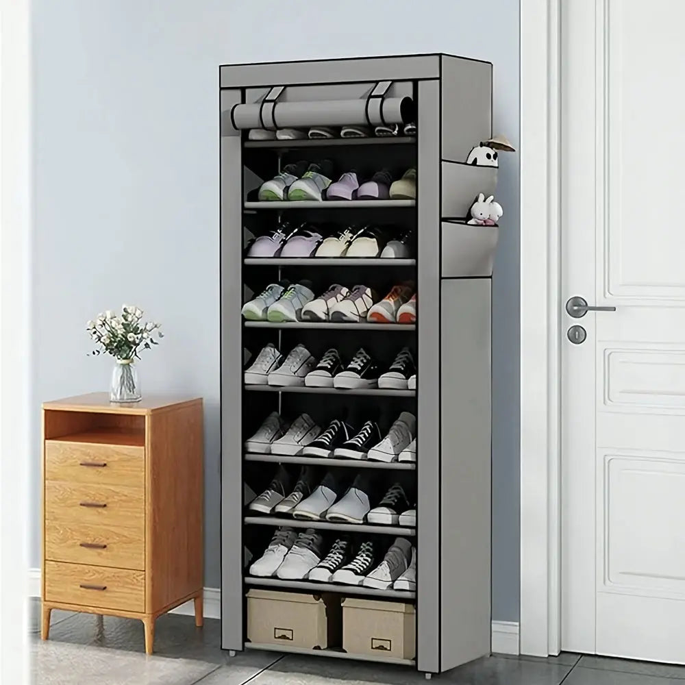 Portable Multi-Layer Shoe Organizer Rack – 6/8/10 Tier Storage - TARHUS