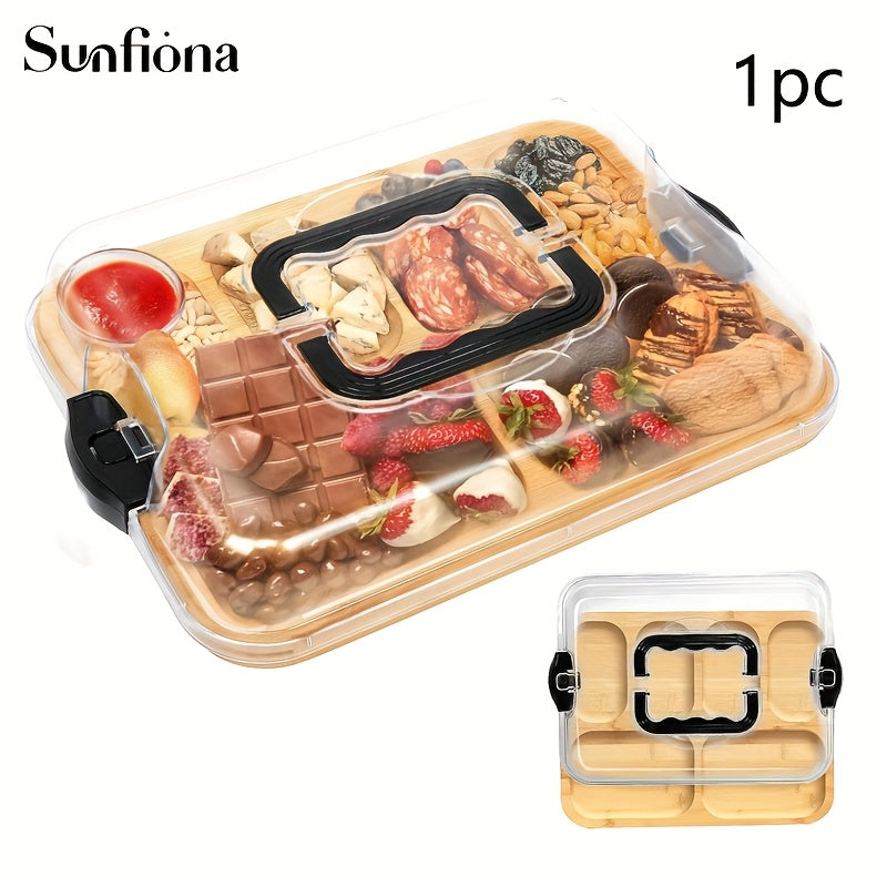 Bamboo Cheese Tray – Elegant, Portable & Perfect for Entertaining TARHUS  Kitchen & Dining