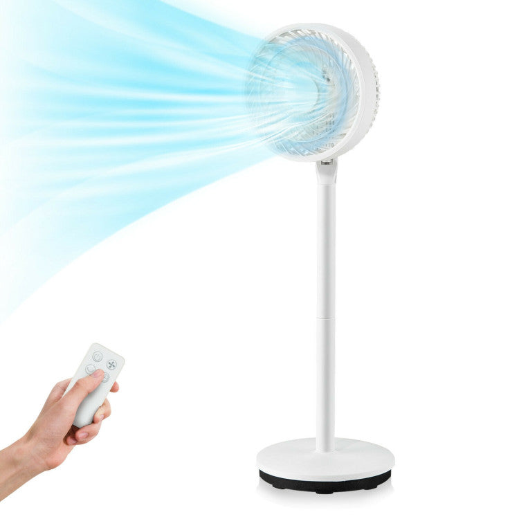 AeroFan | Small Standing Fan – Adjustable Height Pedestal with Quiet Oscillation TARHUS  Air Cooler