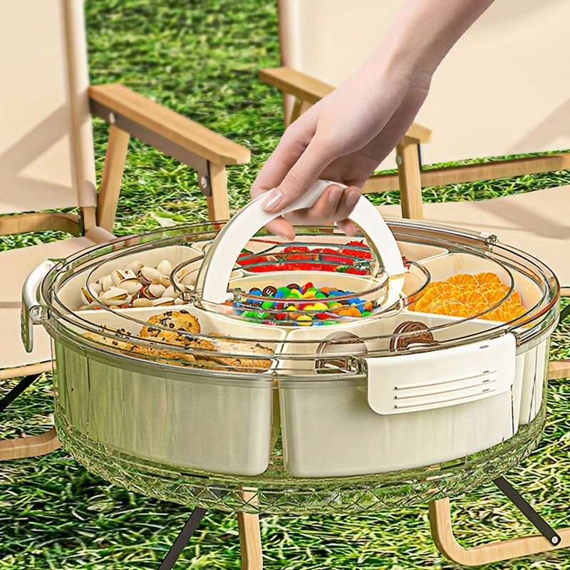 Rotating Snack Tray with Lid – Perfect for Parties & Holidays | SnackSpin TARHUS  Kitchen