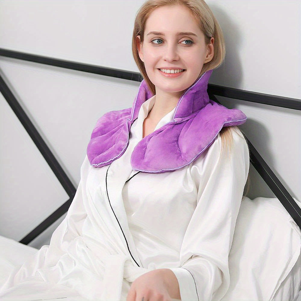 Microwavable Neck & Shoulder Heating Pad – Soft Comfort Wrap for Relaxation TARHUS  Care & Health