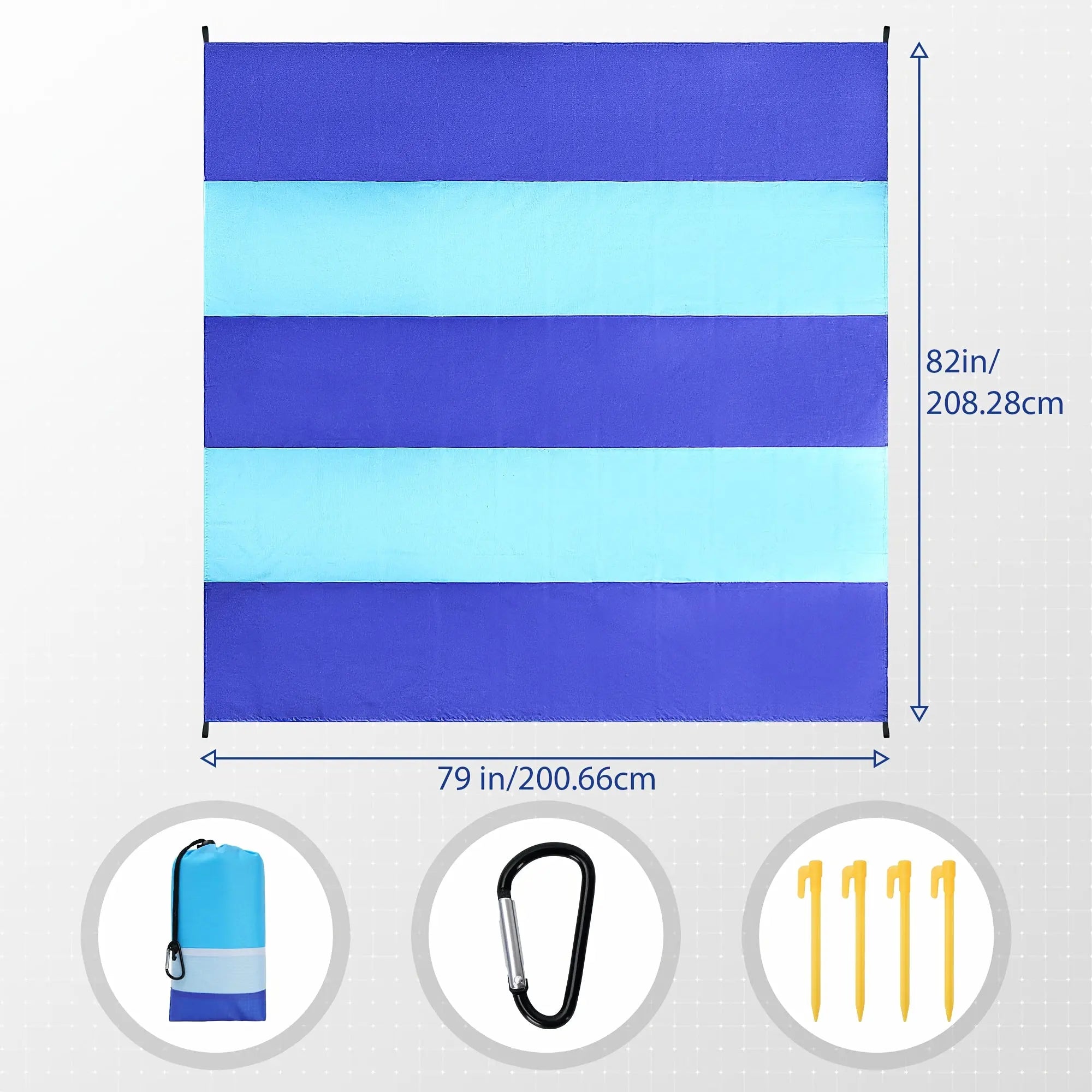 Solara | Oversized Picnic Beach Blanket – Lightweight Sandproof Mat for Travel & Camping TARHUS  Outdoor & Survival