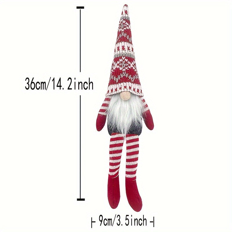 Festive Christmas Gnome Decoration – Whimsical Holiday Dwarfs for Cozy Winter Charm TARHUS  Christmas