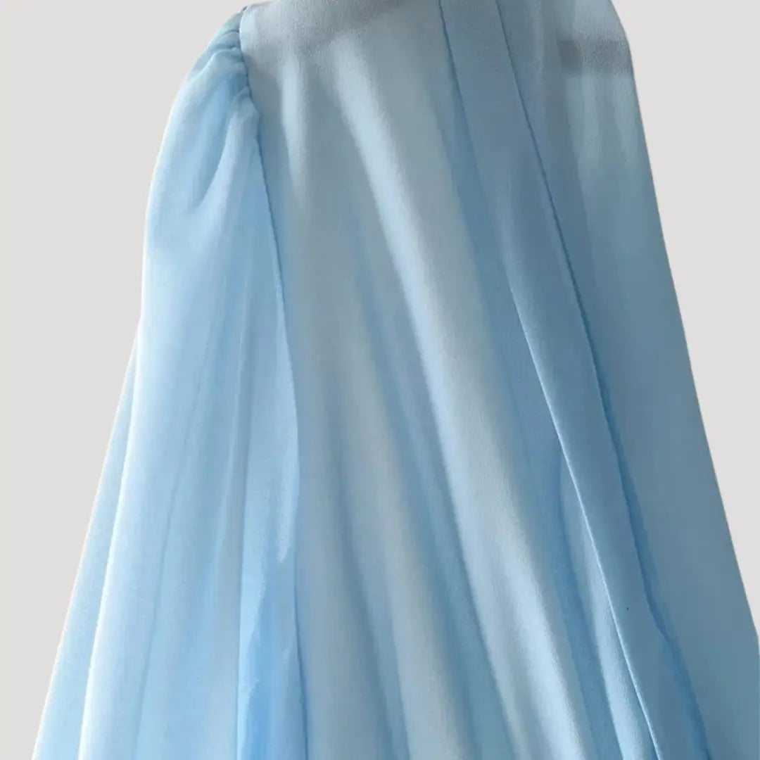 Pleated Chiffon Floral Maxi Wedding Guest Dress for Women TARHUS  SS - Womens - Maxi Dress