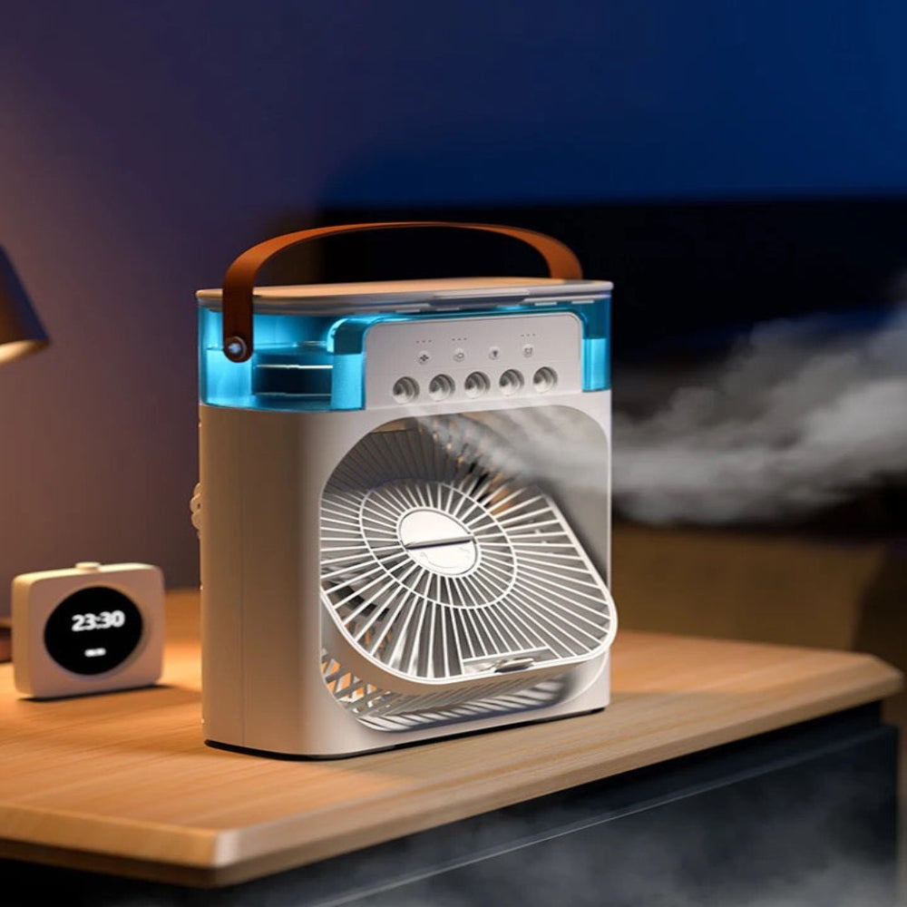Aerosa | Compact Air Cooler – Portable Mini Fan with LED Light & USB Power TARHUS  Air cooler