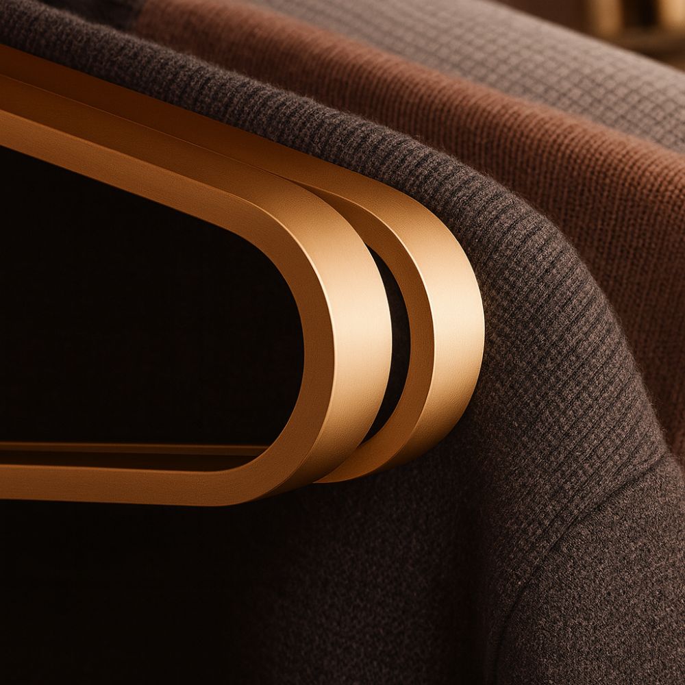 Alloy Slimline Non-Slip Clothes Hangers for Wardrobe Organisation TARHUS  Clothing & Accessories