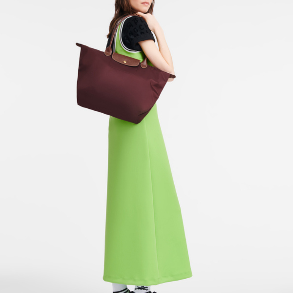 Longchamp | Le Pliage Tote Bag – Lightweight Nylon & Leather Everyday Handbag TARHUS  Handbags