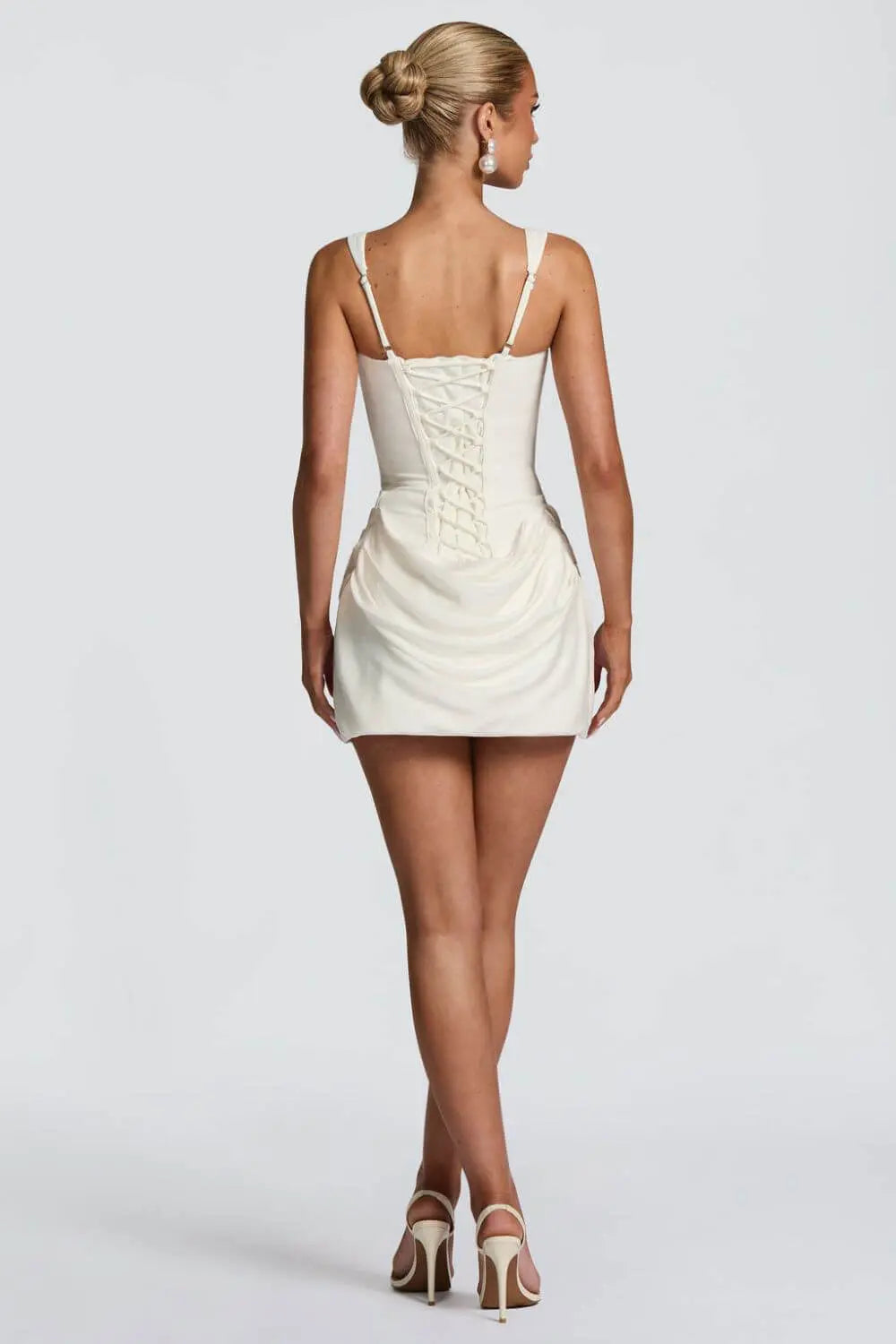 Bodycon Mini Dress – Corset Bodice, Ruched Hem for Women TARHUS  SS - Womens - Mini Dress