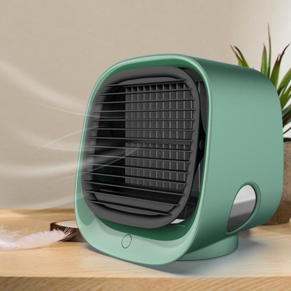 Breezilo | 2-in-1 Air Cooler & Humidifier – Compact USB Cooling with LED Light TARHUS  Air cooler