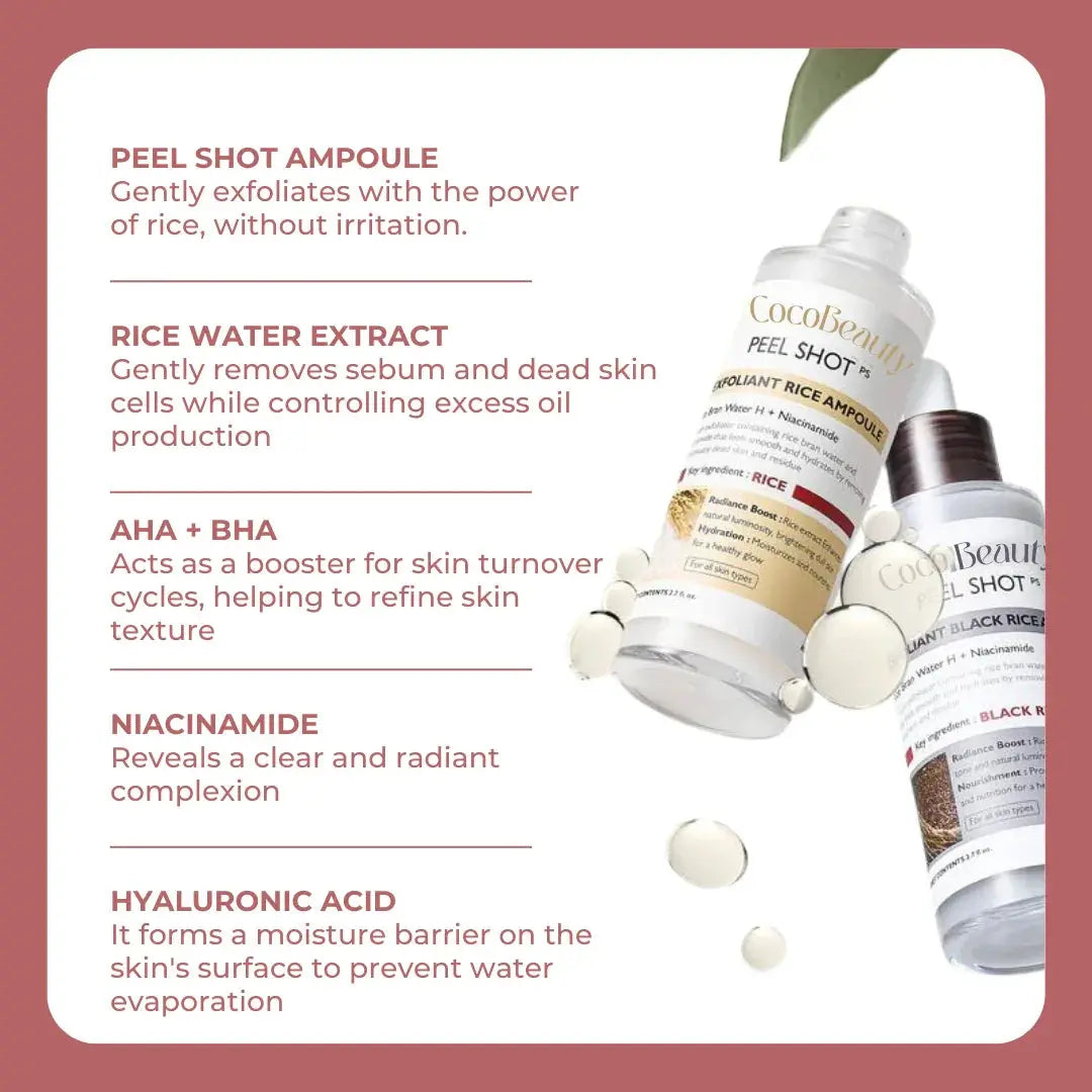 TARHUS | Peel Shot Glow Rice Ampoule Duo TARHUS  Care & Health