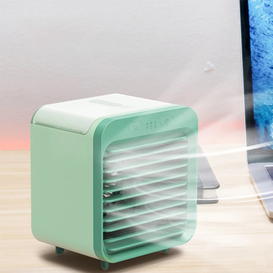 Coolivio | Mini Air Cooler – Portable 3-in-1 USB Fan with Humidifier & Battery TARHUS  Air cooler