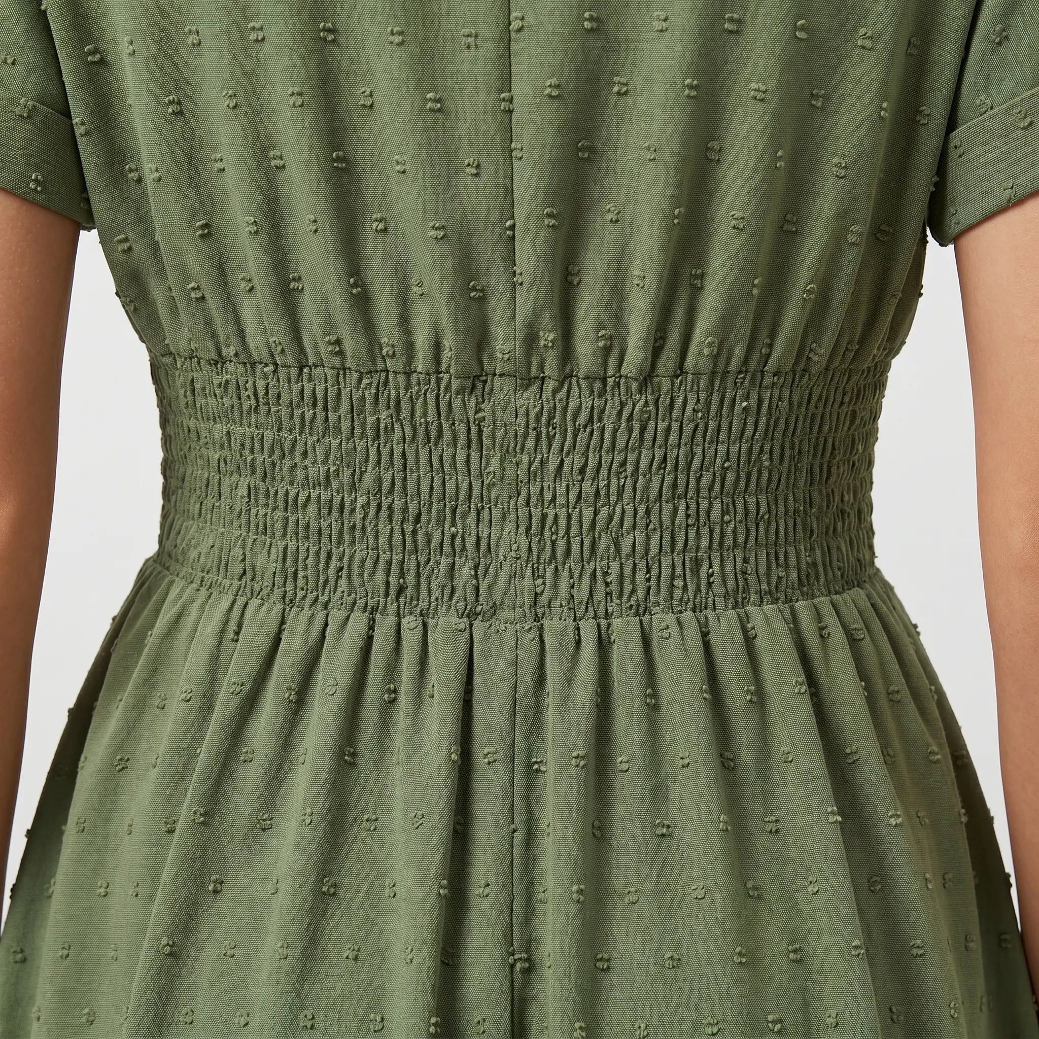 Dotted Chiffon Wrap Maxi Dress with V-Neck for Women TARHUS  SS - Womens - Midi Dress