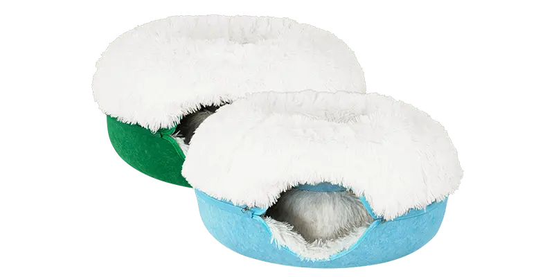 Cat Cave Calming Donut Bed for Anxiety Relief & Cozy Sleeping TARHUS  Animals & Pet Supplies