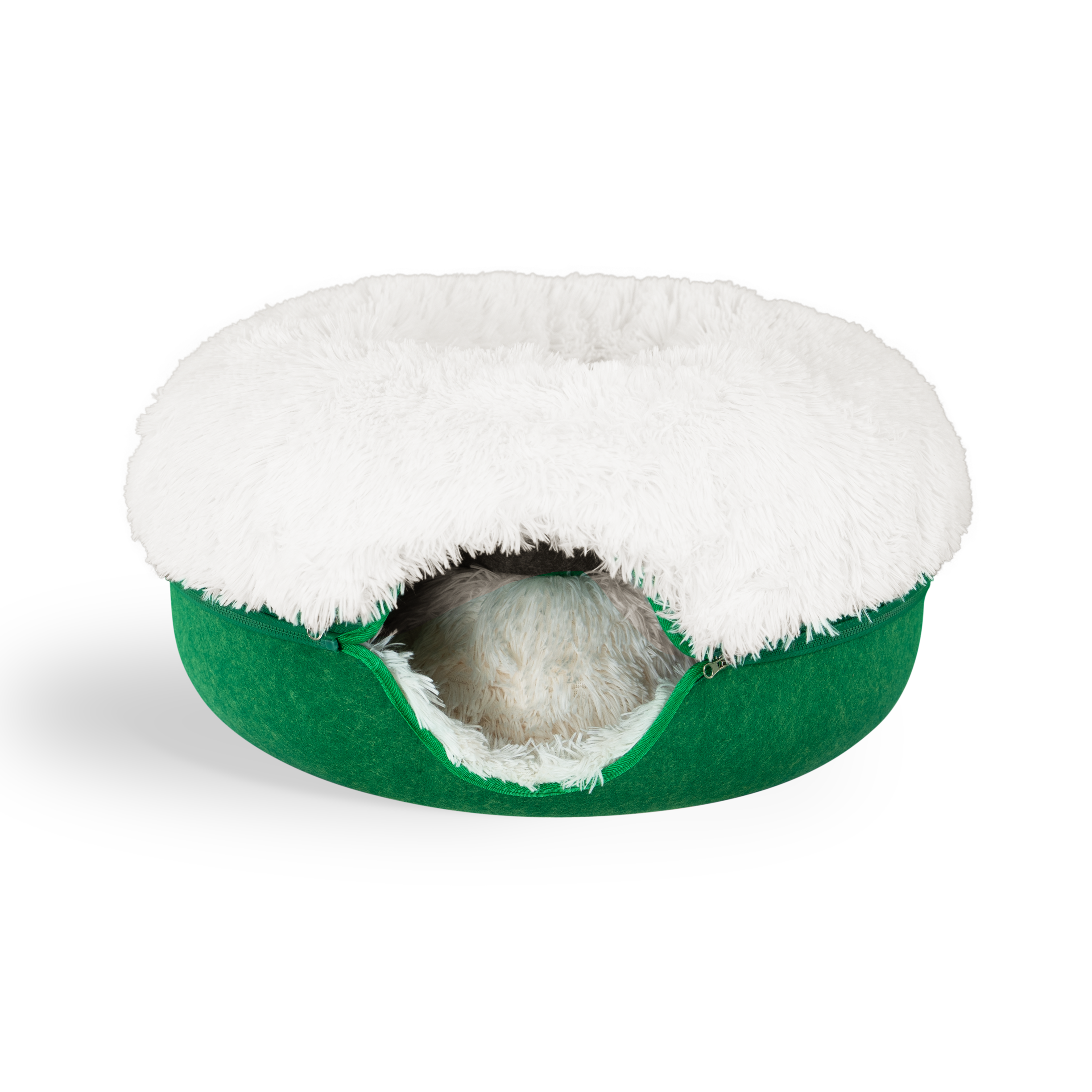 Cat Cave Calming Donut Bed for Anxiety Relief & Cozy Sleeping TARHUS  Animals & Pet Supplies