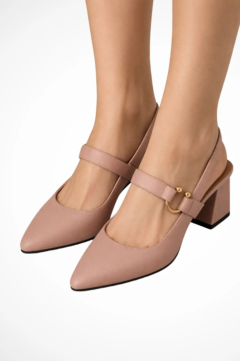 Louise | Women Slingback Block Heel Mary Jane Heels TARHUS