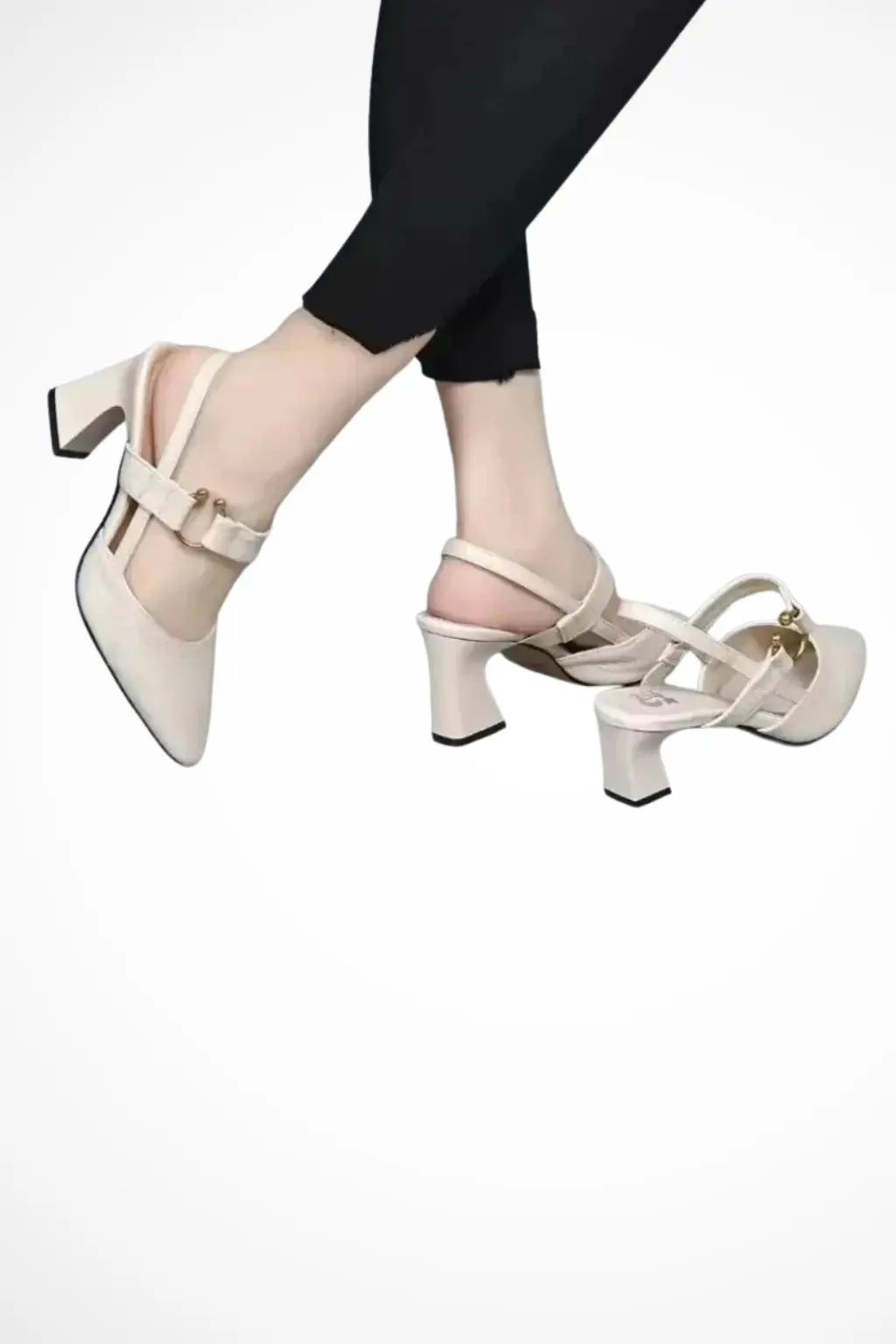 Louise | Women Slingback Block Heel Mary Jane Heels TARHUS