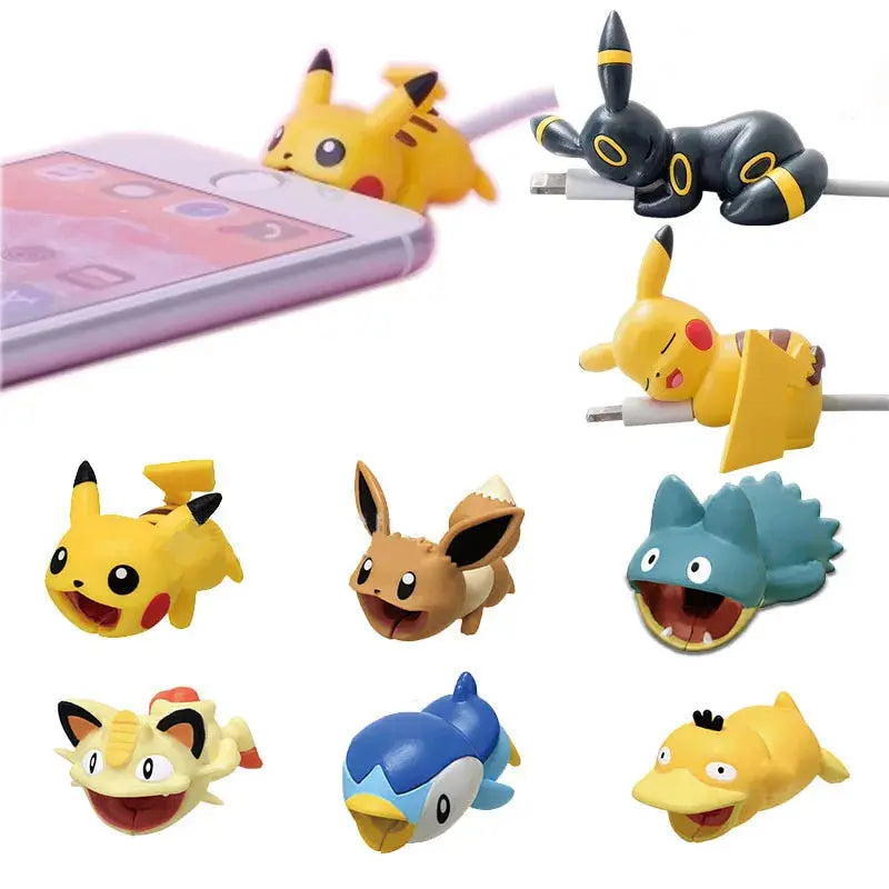USB Pokémon Cable Protector – Pikachu-Inspired Charger Saver for iPhone, Android & Type-C Cables - TARHUS