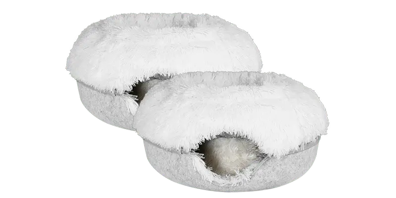 Cat Cave Calming Donut Bed for Anxiety Relief & Cozy Sleeping TARHUS  Animals & Pet Supplies