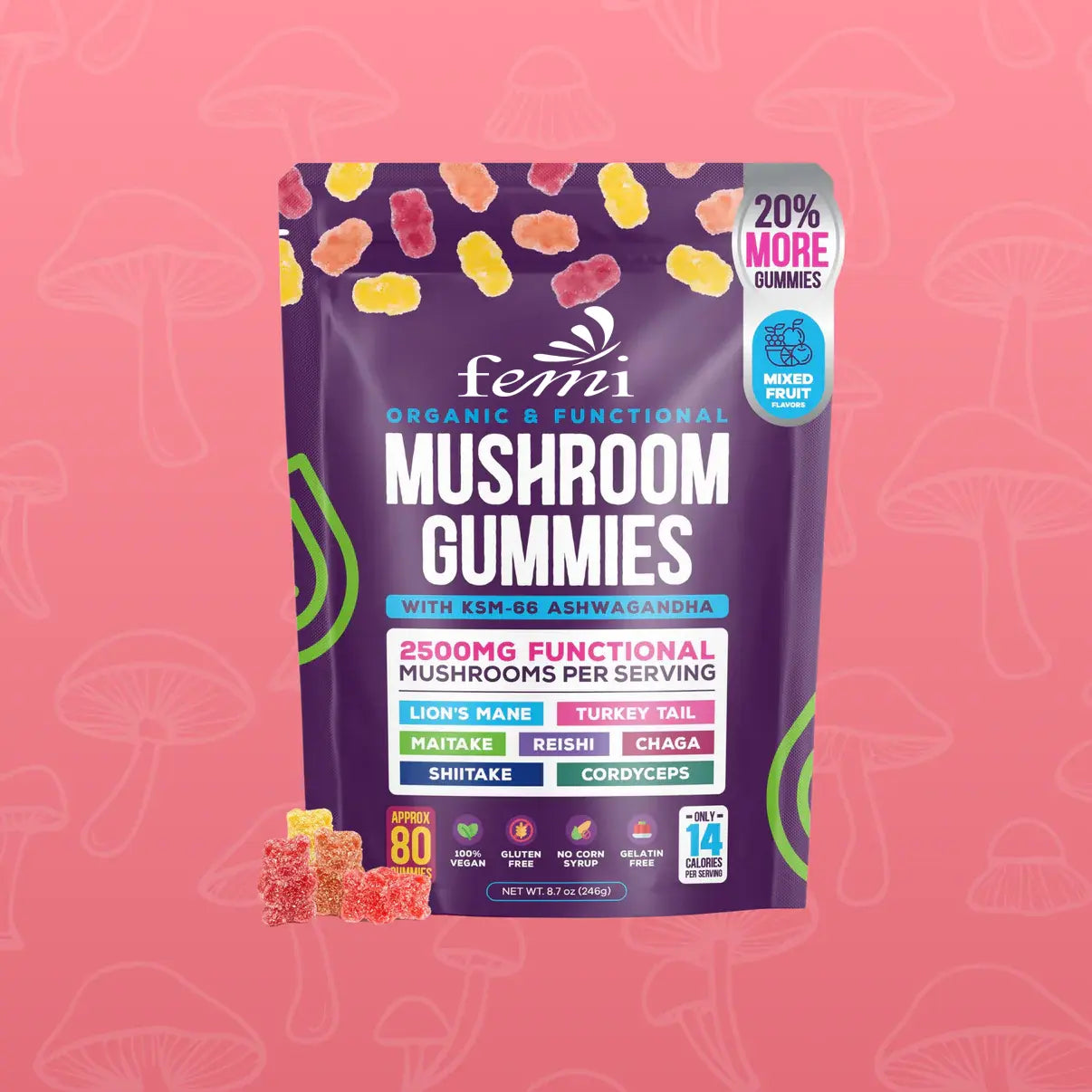 Mushroom Gummies – Functional Blend | 60 ct - TARHUS