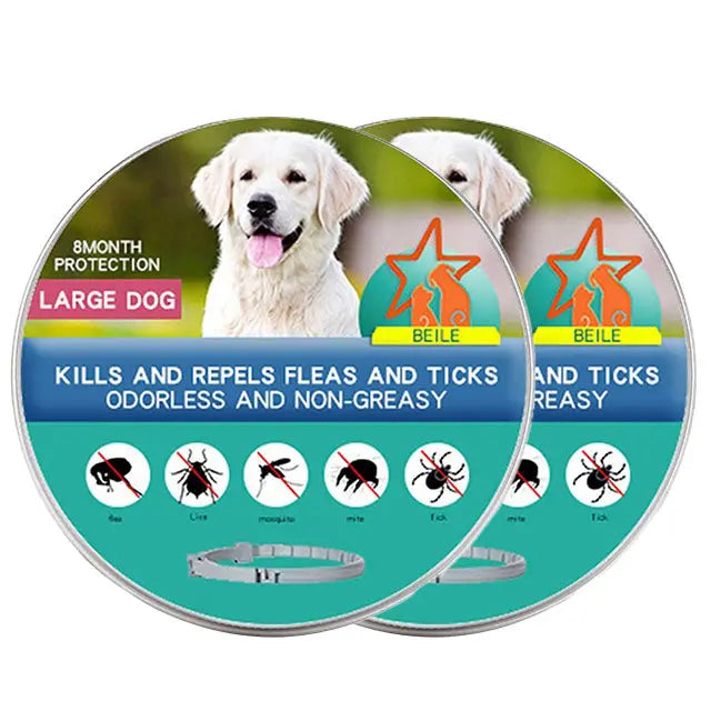 Flea and Tick Control Collar – Cats and Dogs 8 Months Protection - TARHUS