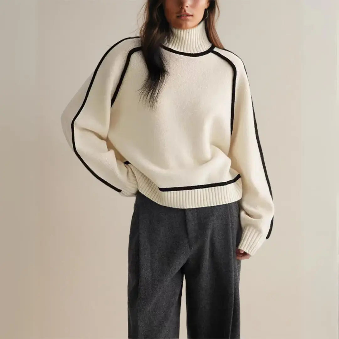 Claire - Elegant turtleneck sweater - TARHUS
