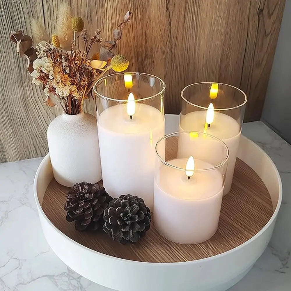 AuraFlame - Flameless Candle Set - TARHUS