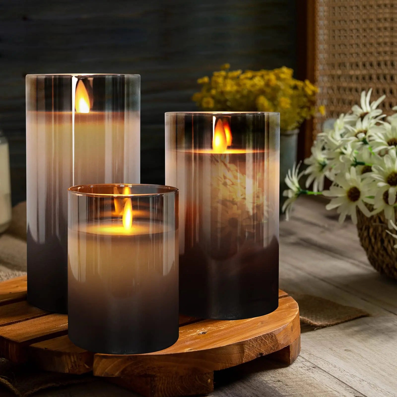 AuraFlame - Flameless Candle Set - TARHUS