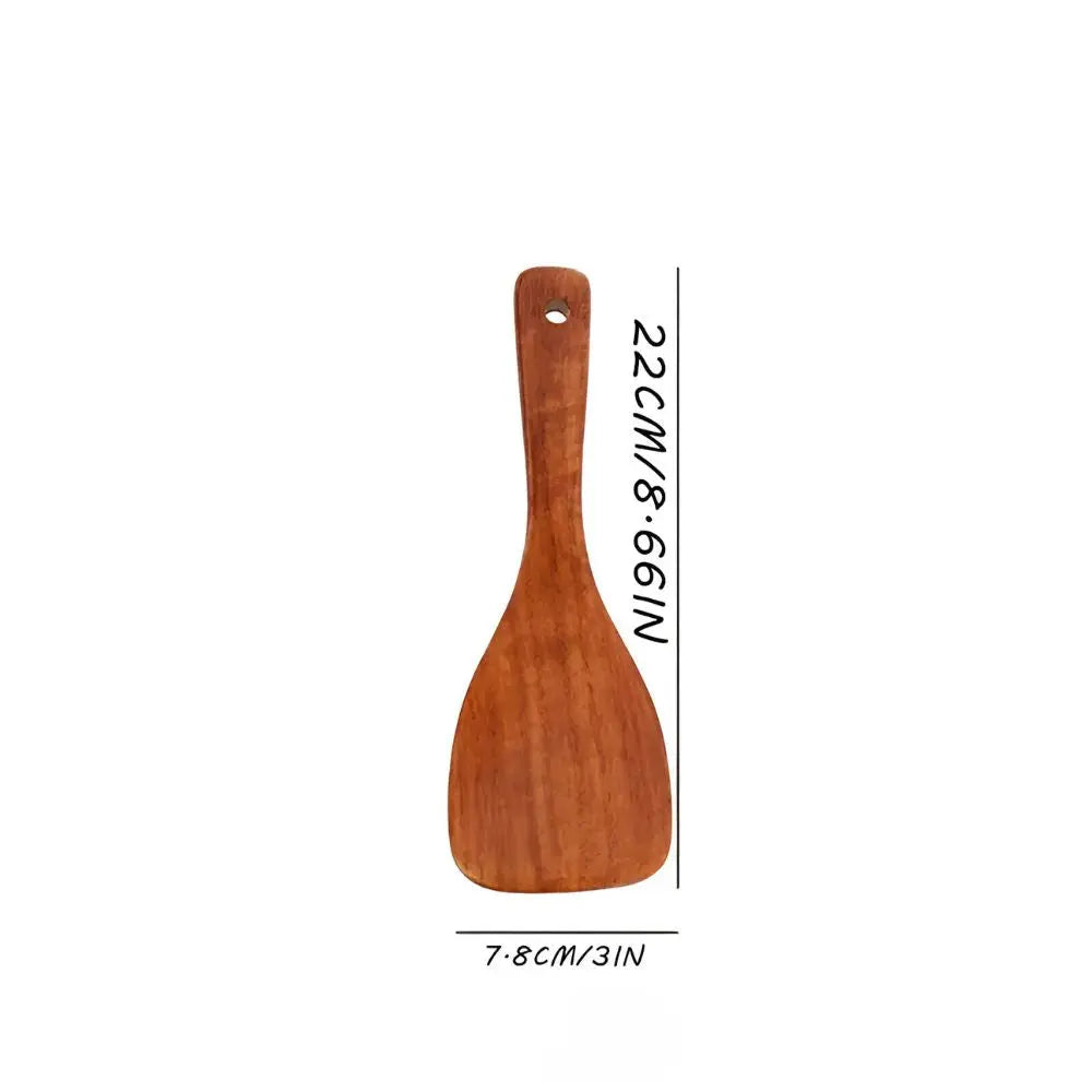 Wooden Kitchen Utensil Set | Natural Hardwood – Everyday Cooking Tools TARHUS  Cooking Utensils