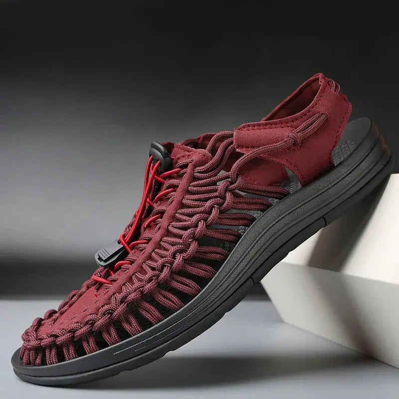 Kairo | Flex-Knit Sport Sandals – Braided Cord Design with Cushioned Sole TARHUS  Men Shoes