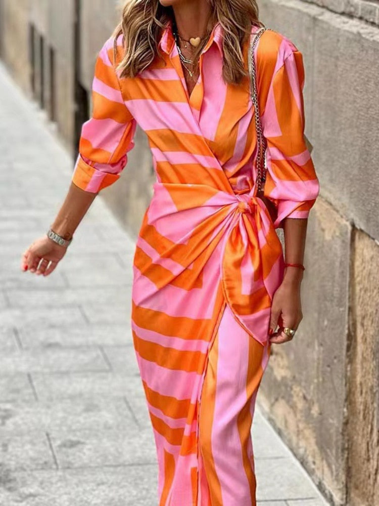 Vibrant Floral Summer Dress - Stylish and Comfortable TARHUS  Maxi Dresses (Women)