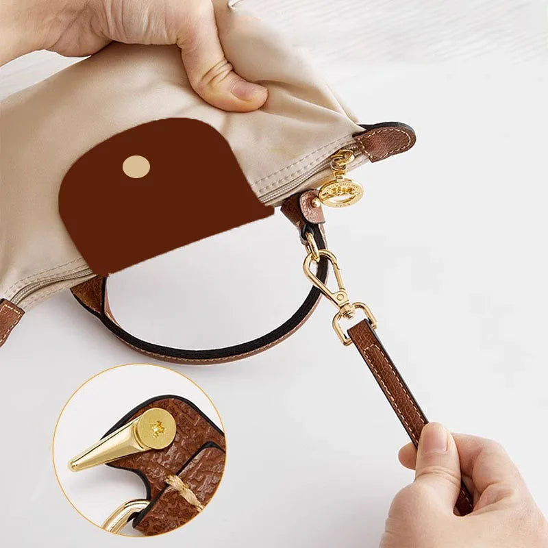 Leather Crossbody Strap for Longchamp Mini Bag TARHUS  Women Accessories