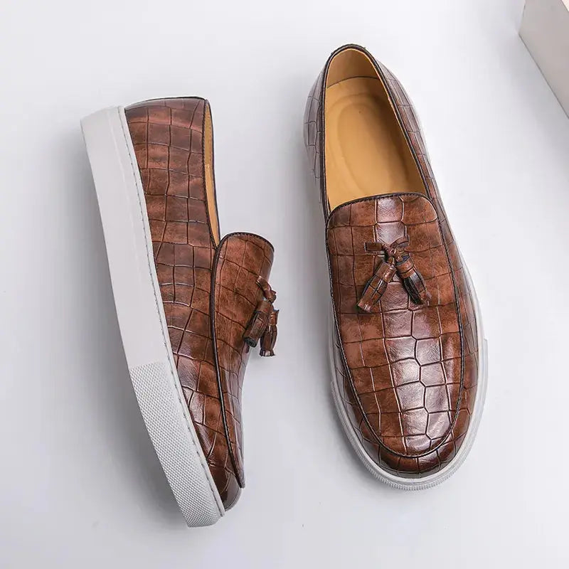 Ardito - Embossed Leather Loafer TARHUS  New Arrivals