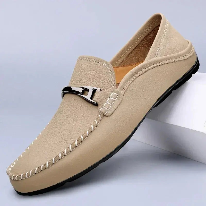 Melver Genuine Leather Loafers - TARHUS