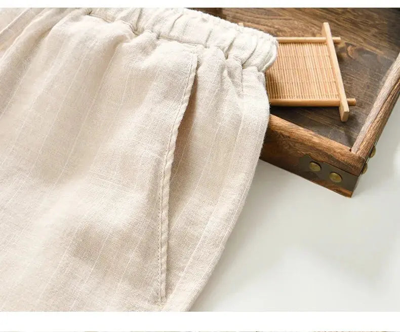 Isolano - Cotton Linen Shorts - TARHUS