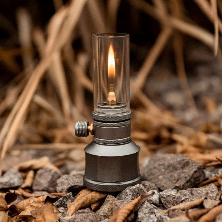 Mountain Peak | Campsite Lamp – Portable Butane Camping Lantern with Durable Alloy Build TARHUS  Lamps