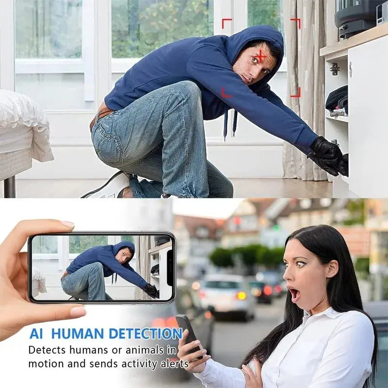 Mini 5G Wireless WiFi Security Camera – 1080P HD, Night Vision, Motion Detection, Remote Access - TARHUS