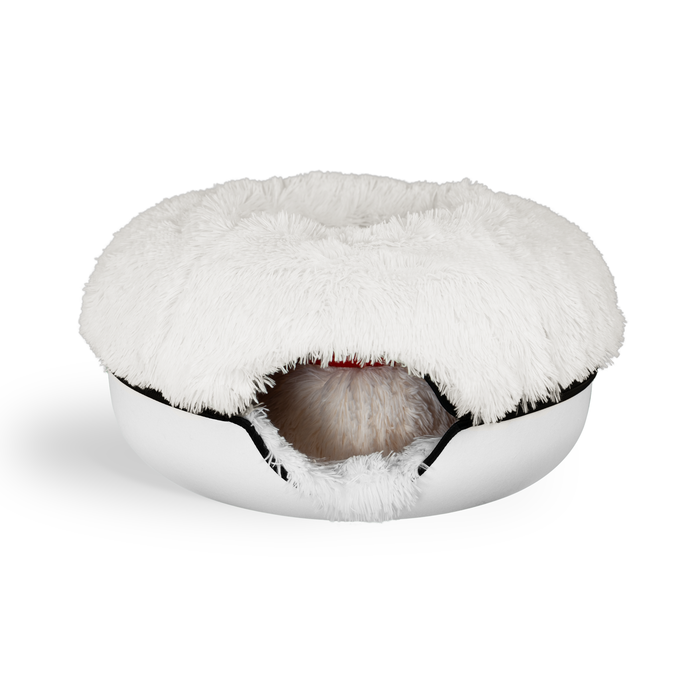 Cat Cave Calming Donut Bed for Anxiety Relief & Cozy Sleeping TARHUS  Animals & Pet Supplies
