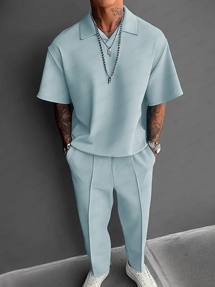 Kawaii Men’s Summer 2-Piece Set - TARHUS