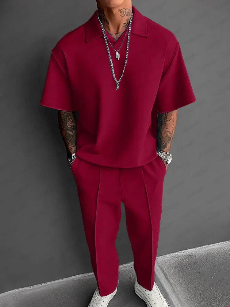 Kawaii Men’s Summer 2-Piece Set - TARHUS