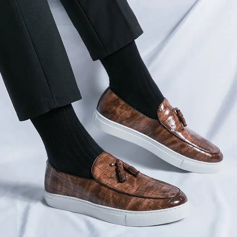 Ardito - Embossed Leather Loafer TARHUS  New Arrivals
