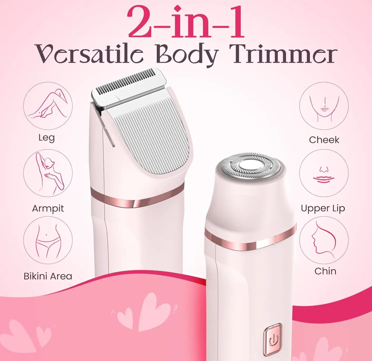 Pink Sugar Ultimate 2-in-1 Bikini Trimmer - Electric Razor TARHUS  Care & Health