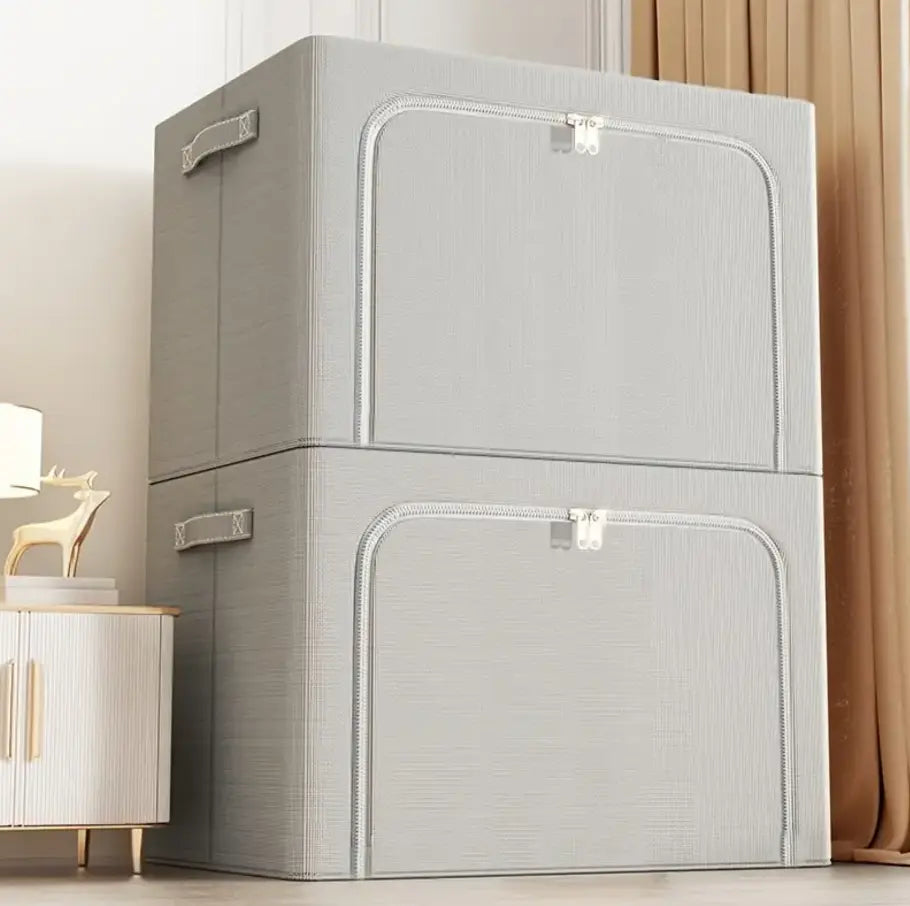 STACKABLE LINEN STORAGE BOXES - TARHUS