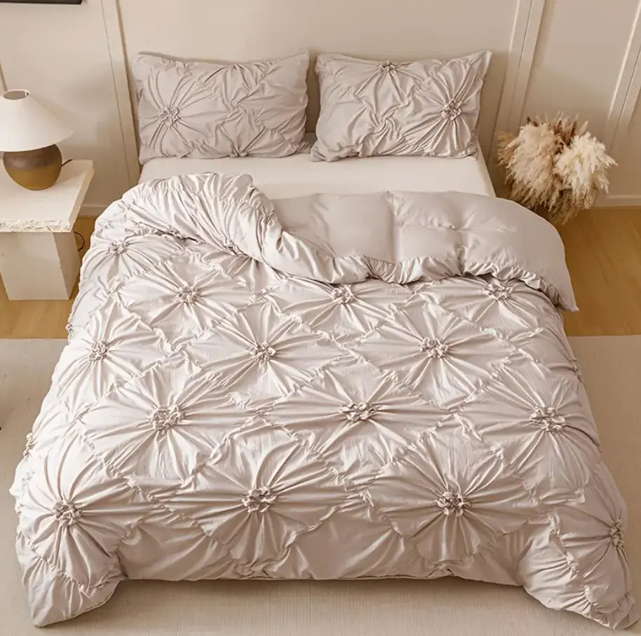 FLOWER RUFFLE | Premium Doona Cover Set - TARHUS