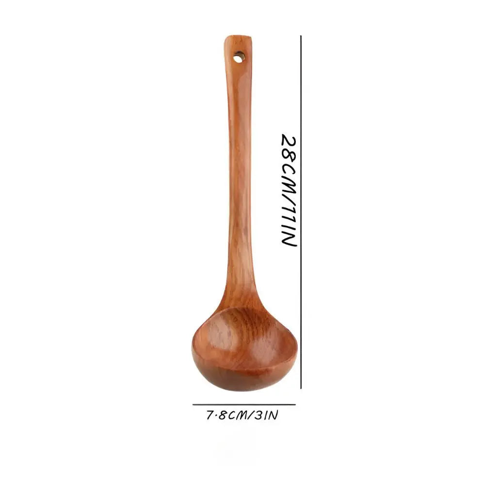 Wooden Kitchen Utensil Set | Natural Hardwood – Everyday Cooking Tools TARHUS  Cooking Utensils