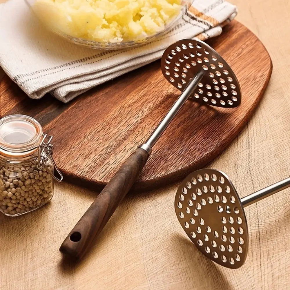 Stainless Steel Potato Masher | Smooth Results – Ergonomic Grip TARHUS  Kitchen Accessories