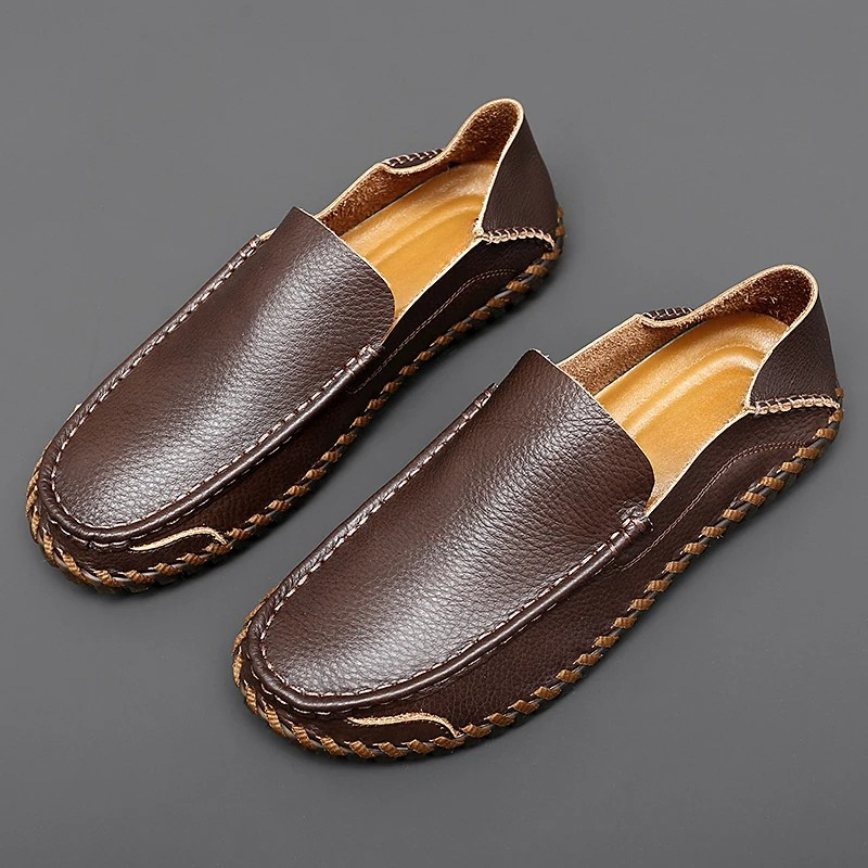 Bennett | Leather Loafers – Handmade Slip-On Shoes with Cushioned Comfort TARHUS  Mens shoes
