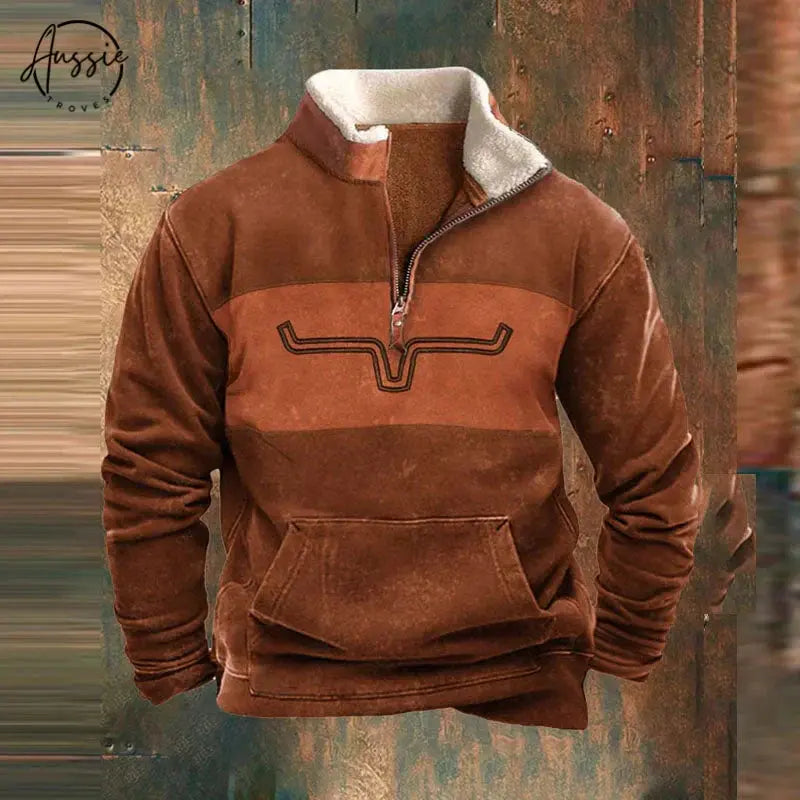 Daniel | Men’s Zip-Up Pullover - TARHUS