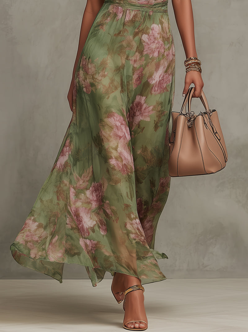 Sophie | Elegant Floral Summer Dress TARHUS  Floral Dresses