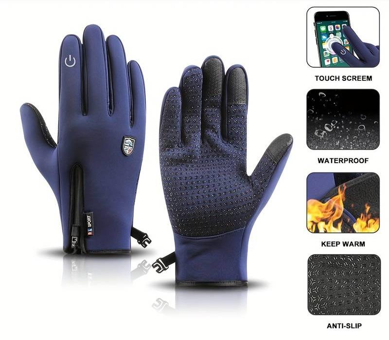 Outdoor Heated Gloves | Windproof & Waterproof – Plus Velvet Warmth TARHUS  Care & Health
